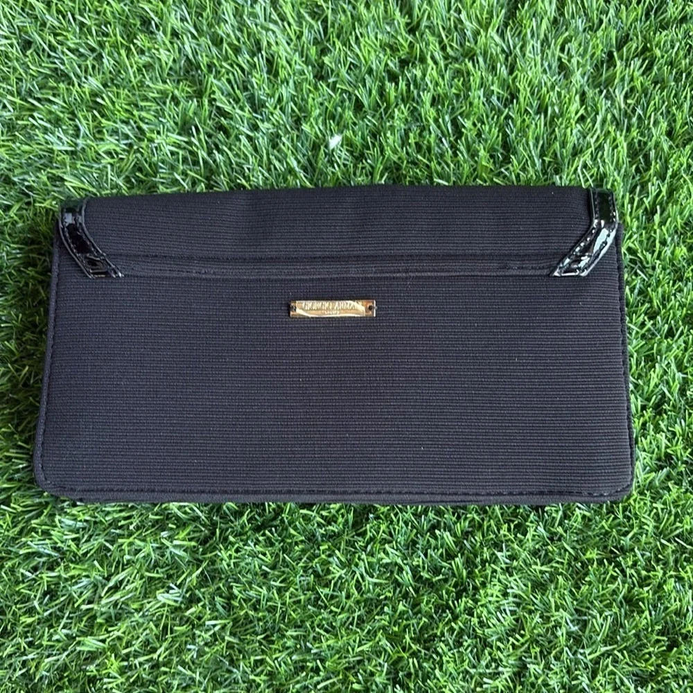GIORGIO ARMANI Beauty Luxury Black Makeup Travel Cosmetic Bag